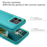 Phone Case For Motorola Moto G Stylus 5G 2025 Case With Hd Screen Protector, Heavy Duty Shockproof & Cover Phone Case For Moto G Stylus 2025,Lakeskyblue