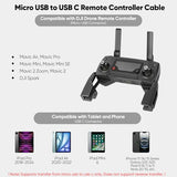 Micro USB to USB C Remote Controller Cable for DJI Mavic Mini, Mavic Pro/2 Pro/Zoom, Mavic Air, Spark, Mini SE Drone Accessories to iPhone 17/16/15,