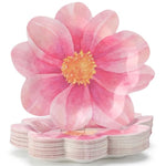50 Pcs Flower Shape Paper Plates Floral Party Decorations Floral Disposable Party Plates For Baby Shower Wedding Birthday Summer Dinner Party Tableware Supplies Decoration