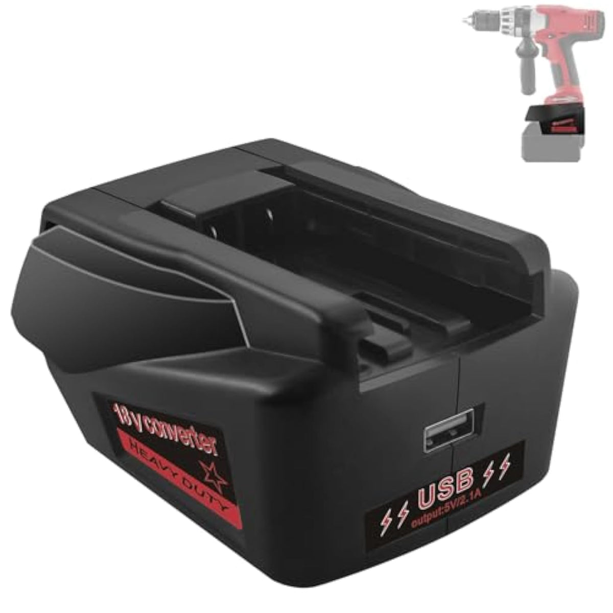 M18 To V18 Adapter For Milwaukee 18V V18 Ni-Cd Tool,For Dewalt 20V 60V Max Xr And For Milwaukee 18V M18 Lithium Battery Convert To Work For Milwaukee V18 Ni-Cd Cordles Power Tools Converter