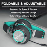 Cl750 Wired Headphones With Mic & Volume Control — Noise Isolating Computer He