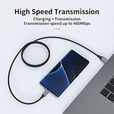 Usb C Cable 3Pack(3Ft/6Ft/6Ft), Usb A To Usb C Fast Charger Cord Nylon Braided Compatible With 16/15/Plus/Pro/Pro Max?Galaxy S25 S24 S23 S22 A51 S10 S9, And Other Usb C Devicesblack