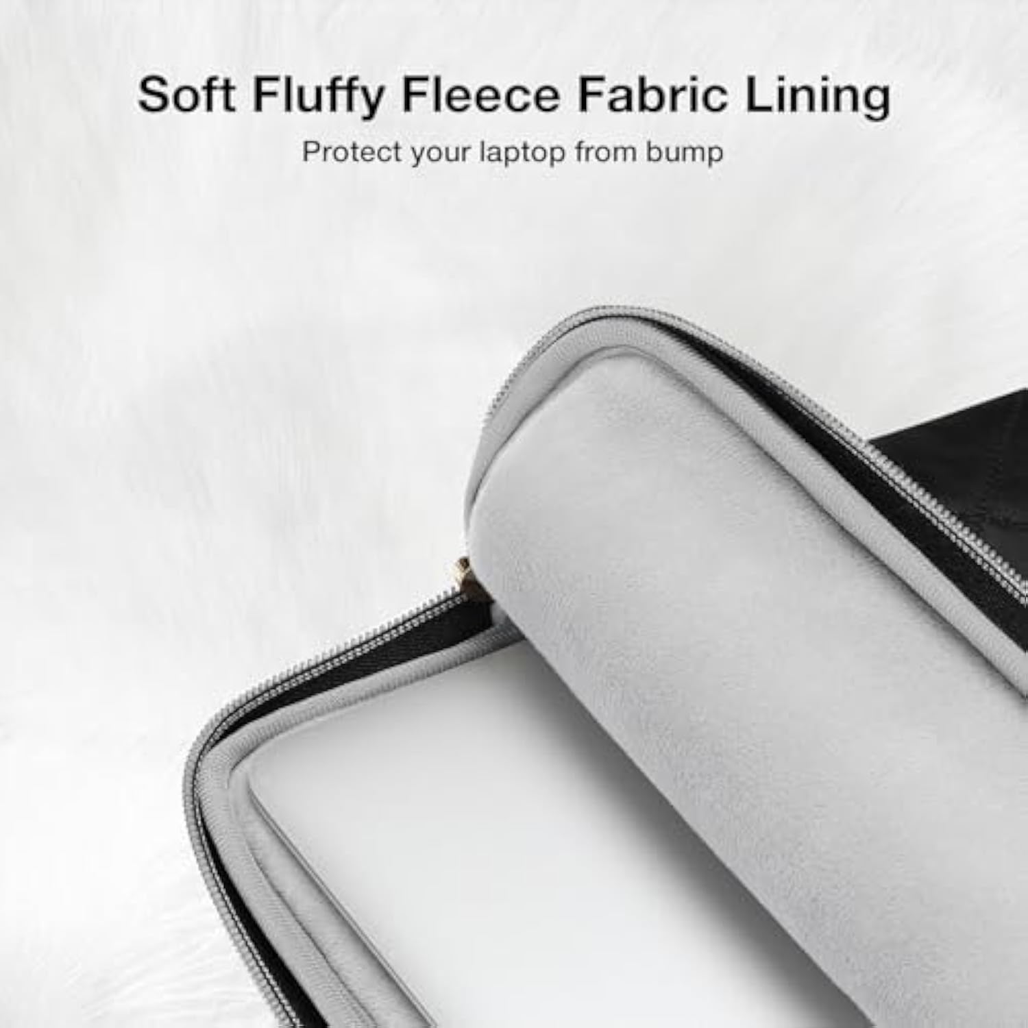 MOSISO 13-14 inch Laptop Case, 13.3 inch Laptop Sleeve Compatible with MacBook Air 13 13.6 M3 M2 M1/Pro 13/Pro 14, HP Dell ASUS Lenovo, Rhombus Quilted Horizontal Bag Cover with Small Case, Black