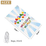 Welcome Home Door Banner, Welcome Home Door Cover, Housewarming Patriotic Military Decorations, Family Party Supplies, Welcoming Sign Photo Props