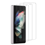 [3-Pack] Compatible For Samsung Galaxy Z Fold 3 5G (Front Screen Only) Tpu Screen Protector Film [High Definition] [Bubble Free] [Anti-Scratch] [Anti-Fingerprint] [Full Coverage]