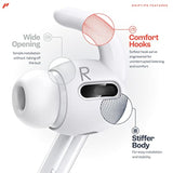 3 Pairs For Airpods Pro 1St Gen Ear Hooks Covers [Added Storage Pouch] Accessories Compatible With Apple Airpods Pro Generation 1 (White)