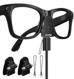 Charging Adapter for RayBan Meta Smart Glasses, USB C Charger Compatible with Meta Gen 1/2 Wayfarer Skyler Headliner Oakley Meta HSTN, Portable