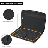 MOSISO 15.6 inch Hard Shell Laptop Sleeve Shoulder Bag, Waterproof Shockproof Protective EVA Computer Bag Carrying Case Compatible with MacBook Pro 16, 15-16 inch Lenovo, HP, Dell, Notebook, Black