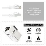 Cat6 Coupler Rj45 Cat6 Shielded Coupler 10-Pack, Ethernet Coupler, Female To F