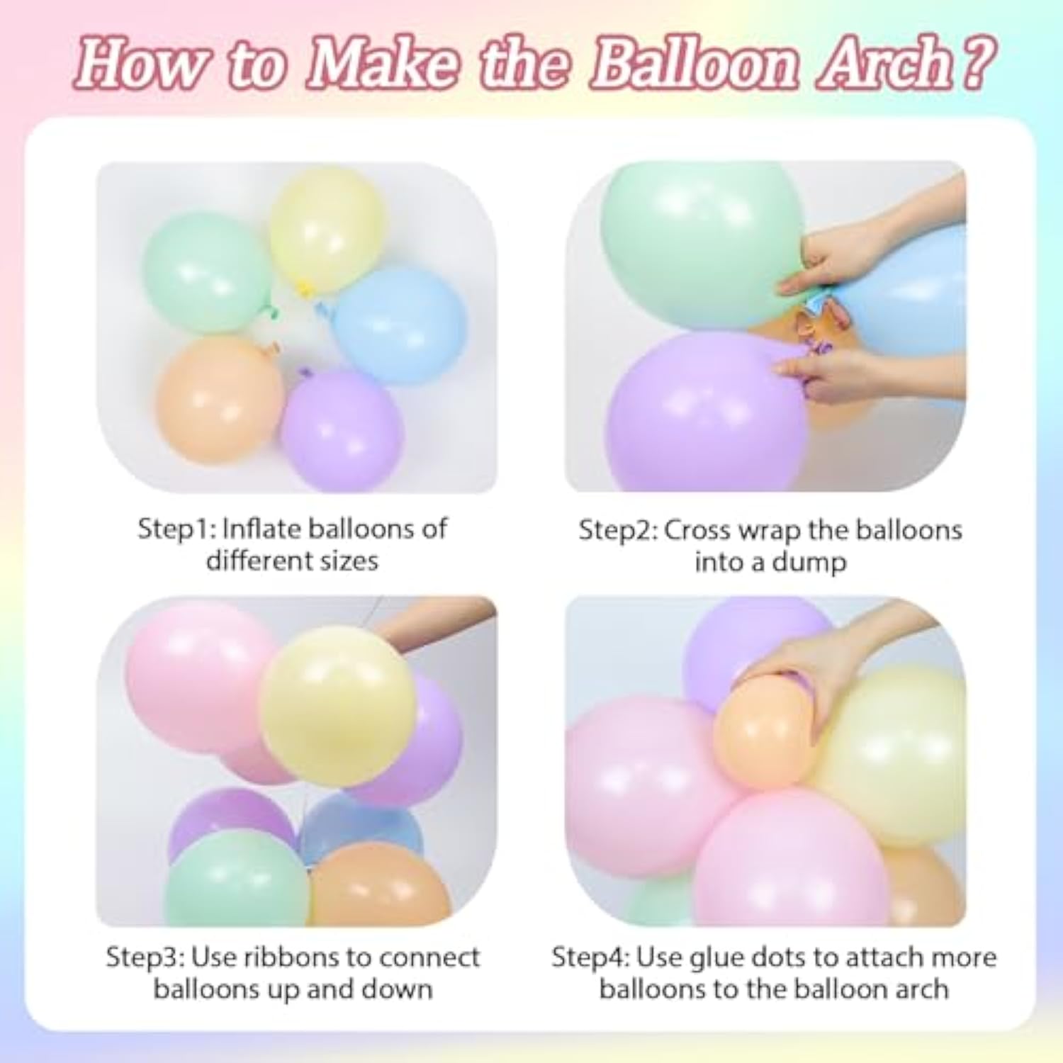 136Pcs Pastel Flower Balloon Arch Kit With Pastel Purple Nude Light Pink Flower Balloons For Wildflower Floral Baby In Bloom Baby Shower Birthday Party Decorations