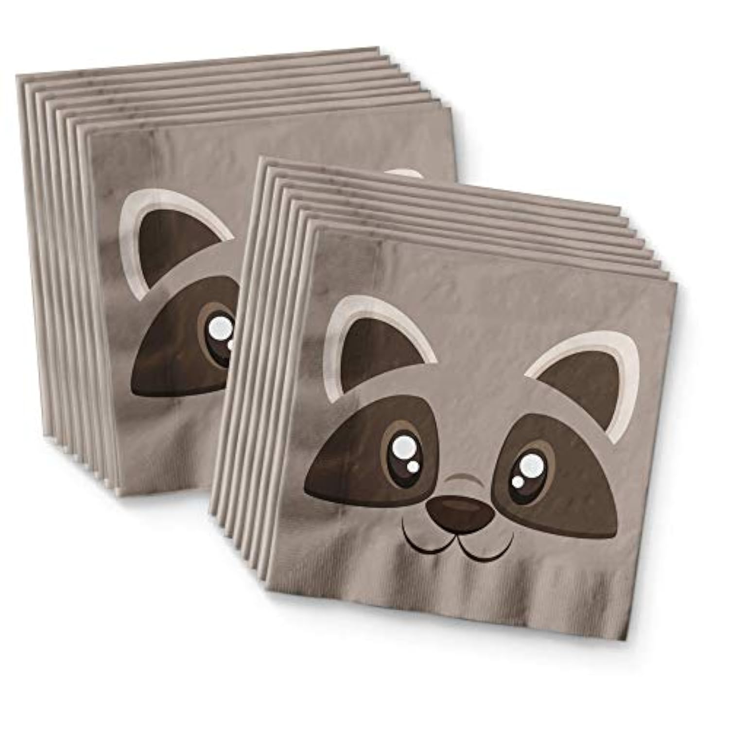 Raccoon Birthday Party Supplies Set Plates Napkins Cups Tableware Kit For 16
