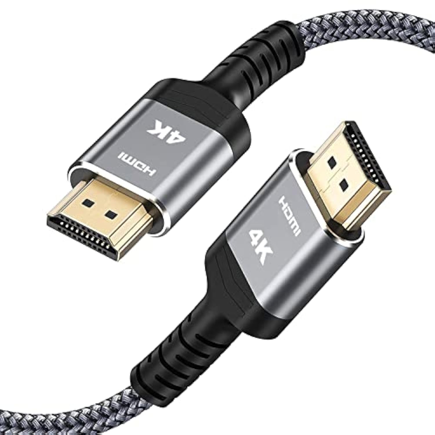 High-Speed 4K Hdmi Cable 25 Ft, 18Gbps High Speed 2.0 Braided Hdmi Cord, 4K Hd