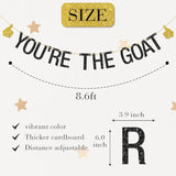 Funny You'Re The Goat Banner, Greatest Of All Time Graduation Or Happy Birthday Or Retirement Decorations Supplies