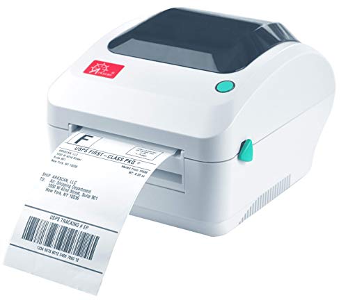 2054A-Lan Ethernet Network Shipping Label Printer For Windows Mac Chromebook Iphone & Android, Support Ebay Paypal Etsy Shopify Shipstation Ups Usps Fedex, 4X6 Direct Thermal