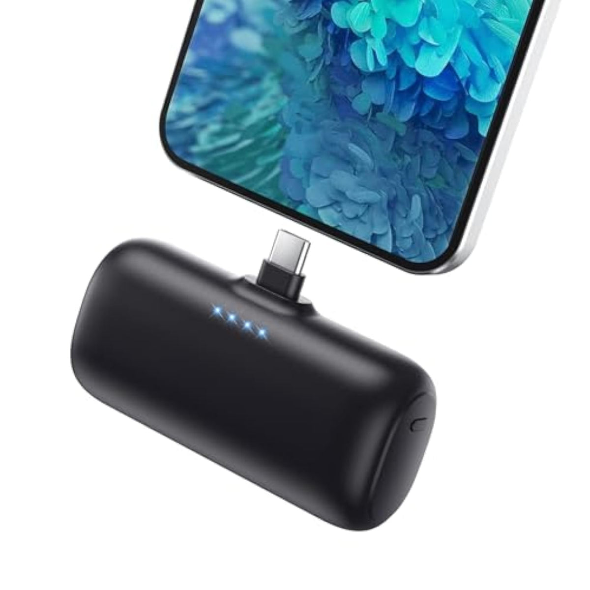 Mini Portable Charger Usb C Power Bank,5200Mah 15W Pd Phone Charger For Iphone,Ultra-Compact Plug In Battery Pack Compatible With Iphone 16/16Plus/15/15Plus/15Pro Max,Galaxy S25/S24,Ipad,Android Etc