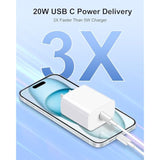 Pixel 10/9/8/7/6/5/4 Fast Charger, 2Pack 20W Usb C Charging Block + 6Ft Usb C Cable Cord For Google Pixel 10/ Xl Pro Fold /9/8/7/7A/6A/6/Pro/5/4/3/Xl, Phone 15/16, Galaxy, Android Phone