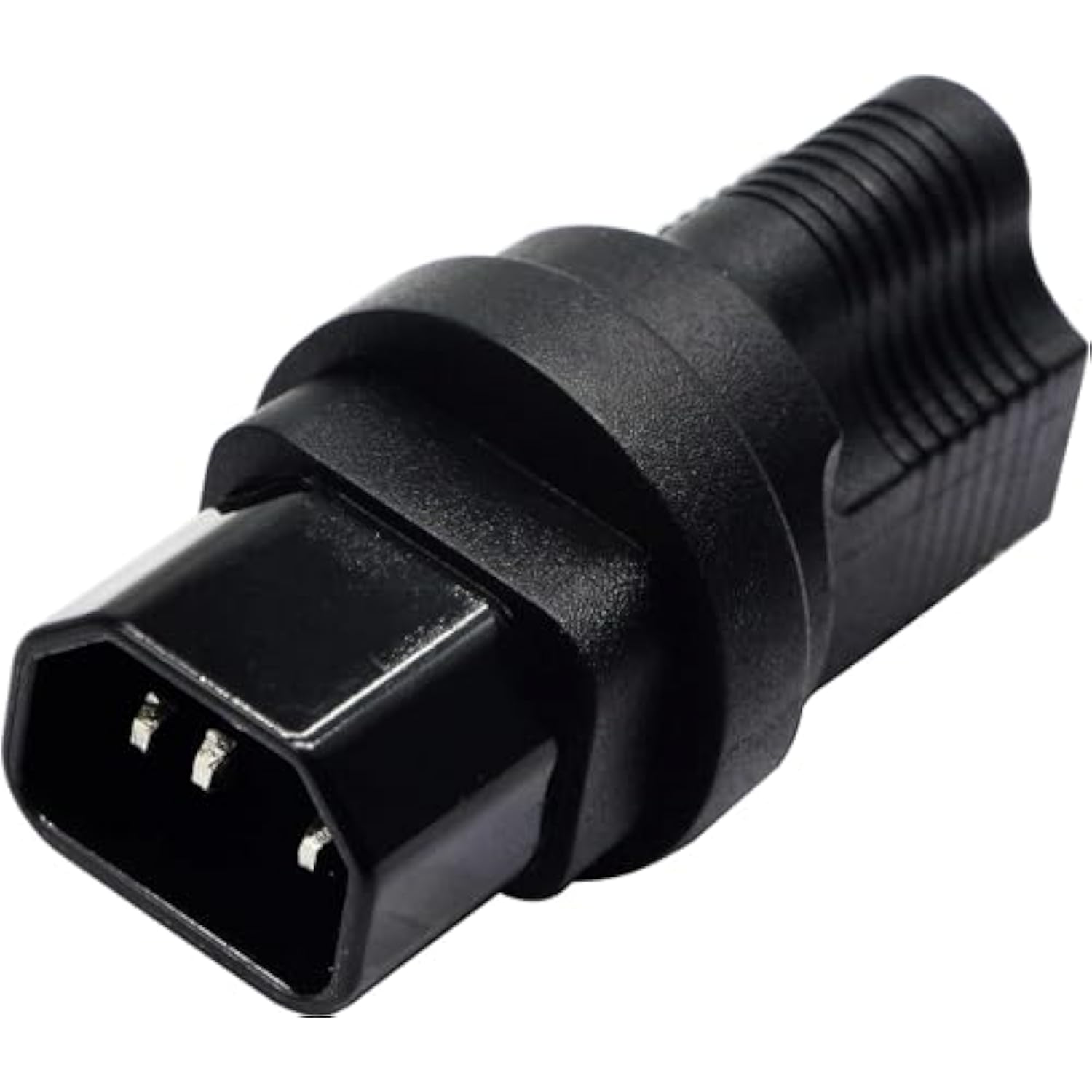 3 Prong Usa C14 To Nema 5-15R Plug Power Adapter For Standard Computer Power Adapter 15A/125V (Ig-320) (Nema 5-15R To Iec 60320-C14)(2 Pack)