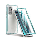 Clear Case For Samsung Galaxy Note 20 Ultra (Only) 6.9-Inch, [Built-In Screen Protector] Full Body Protection Bumper Shockproof Rugged Protective Phone Cover For 20 Ultra -(Green)