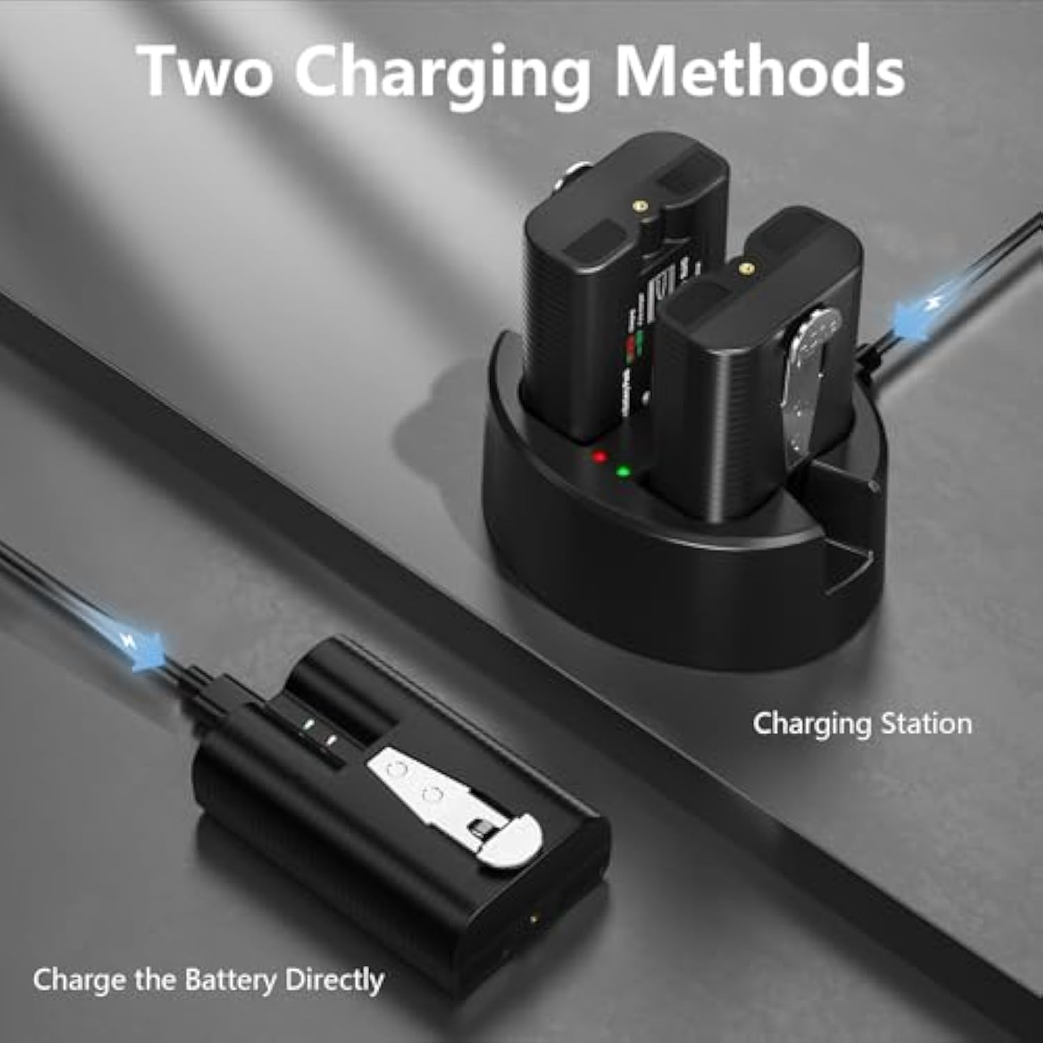 Replacement For Ring Battery 2 Pack With Ring Battery Charger - 6040Mah For Ring Doorbell And Cameras