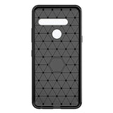 Phone Case for LG G8s ThinQ with Tempered Glass Screen Protector Cover