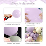 Pink Purple Green Balloon Arch Kit, 122Pcs Dusty Pink Light Green Macaron Yellow Pastel Balloons For Kids Girl Flower Party Decorations Spring Baby Shower Wedding Engagement Fairy Birthday Supplies