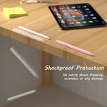 Silicone Case For Apple Pencil Pro 2024 & Apple Pencil 2Nd Generation, Cute Pink Protective Skin Sleeve Cover Holder Grip And Tip Cap Accessories Compatible With Ipad Pro 11 12.9 13 Inch