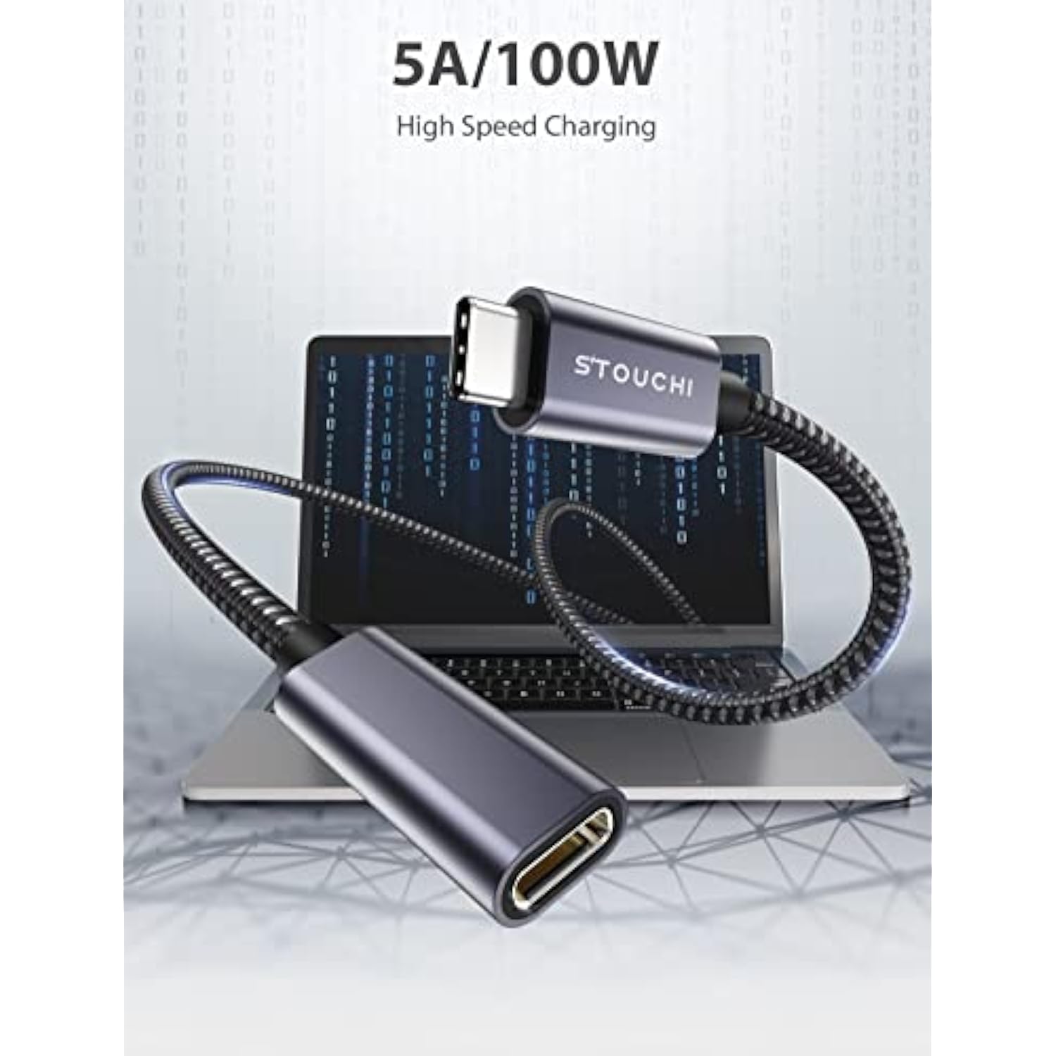 Usb C Extension Cable 10Ft/3M, Usb C Extension Cable Type C 3.1 Male To Female