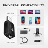 Afterplug Usb C Extender [2 Pack], Usb C Male To Usb C Female Adapter, Thunder