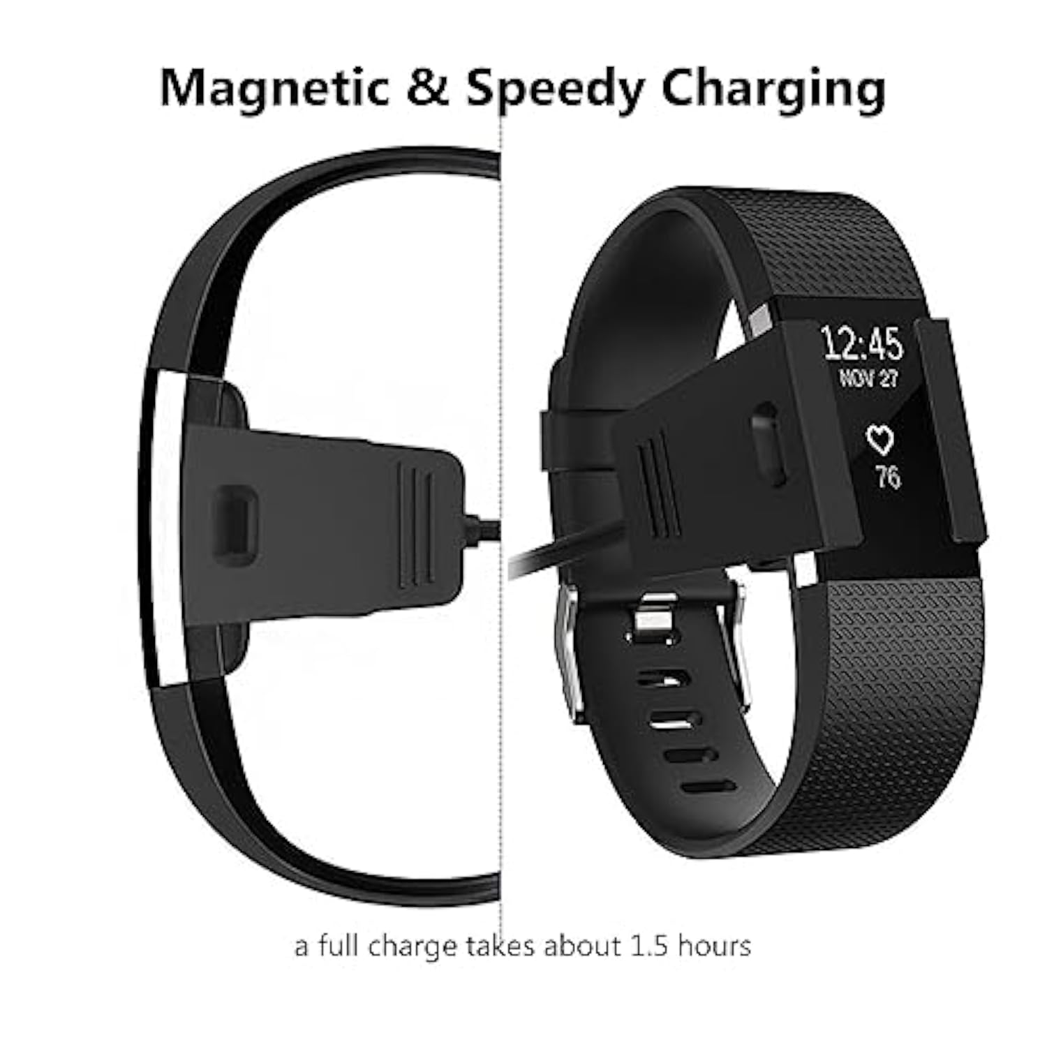 Fast Charger For Fitbit Charge 2 Replacement Usb Charging Cable Cord For Fitbit Charge2 Smartwatch Charging Dock Wall Adapter