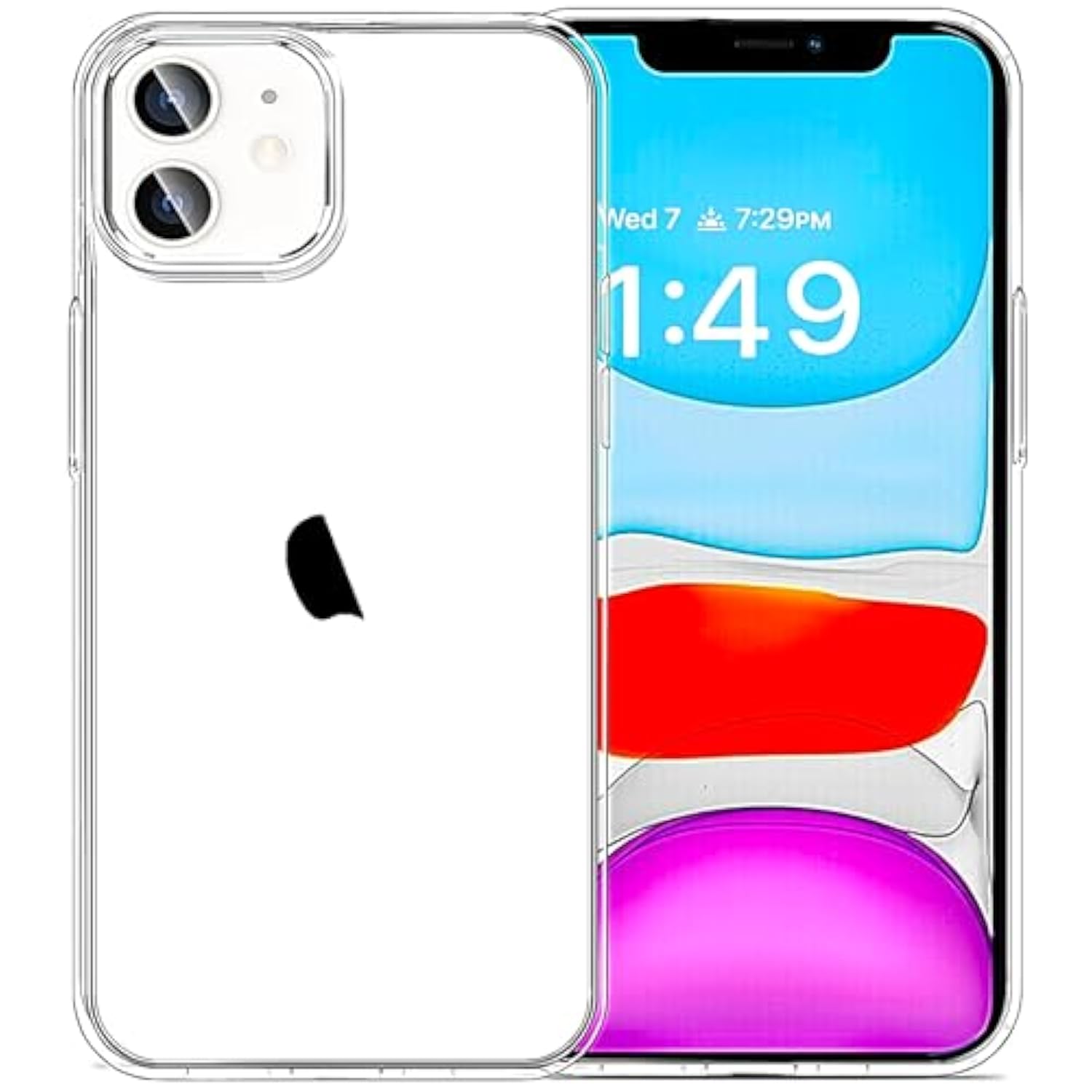 iPhone 11 Clear TPU Case Shockproof Slim Anti-Scratch 6.1 Inch