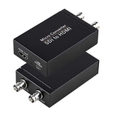 SDI to HDMI Converter, 3G-SDI/HD-SDI/SD-SDI to HDMI Adapter, Auto Format Detection SDI to HDMI Video Converter Stereo Audio De-embedder