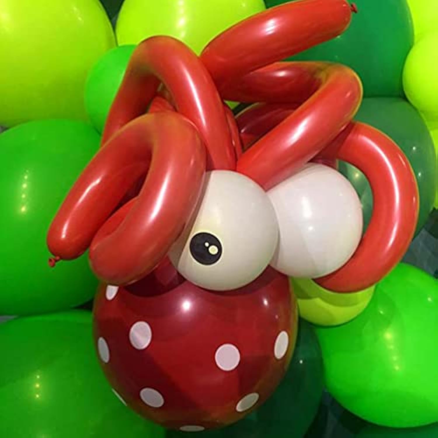 100Pcs Halloween Eyeball Balloons - Funny Latex Party Supplies & Balloon Arch Kit