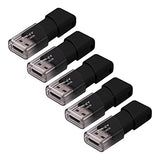 P-Fd128X5Att03-Mp 128Gb Attaché 3 Usb 2.0 Flash Drive, Black (Pack Of 5)