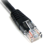 15 Ft. (4.6 M) Cat5E Ethernet Cable - Power Over Ethernet - Molded - Black - E