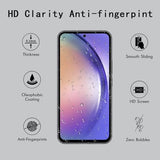 [4 Pack] Screen Protector Compatible with  Galaxy A54,Scratch Resistant,Easy-Install,Bubble Free,Anti-Fingerprint,Tempered Glass Compatible