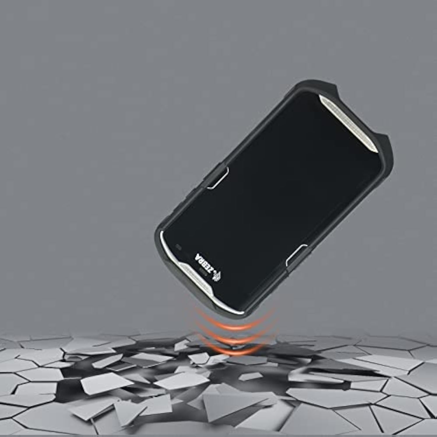 Rugged Boot Protective Cover Case with Hand Strap for Zebra TC51 TC52 TC56 TC57 TC510K, Scanner Accessories, Black