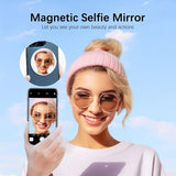 Magnetic Selfie Mirror for Rear Camera - Ultra Thin Convex Phone Lens Compatible with MagSafe, fit for iPhone 16 15 14 13 12 Pro Max Plus, Magnetic