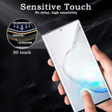 Screen Protector For Samsung Galaxy Note 10, 3D Tempered Glass Film, Ultra Hd 9H Hardness Case Friendly Anti Scratch Bubble Free Ultra Resistant Oil-Resistant Shatter Protection, 2-Pack