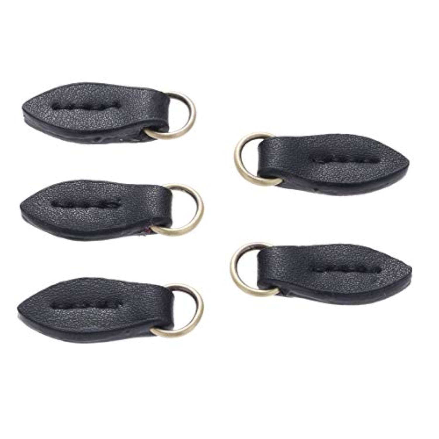 Leather Zip Puller Leaf Shape Leather Zipper Tags Fixer Pull Replaceme