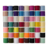 56 Spools Polyester Sewing Thread Kit, 100 Yards Each, 5600 Yards Total