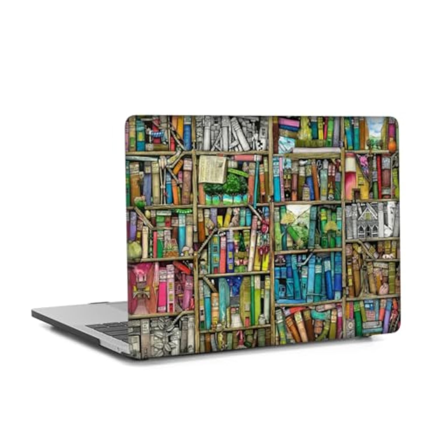 Laptop Hard Case Compatible With Macbook Air 13.6 Inch Case 2024 2022 With Liquid Retina Display Touch Id Model A2681 A3113, Plastic Hard Shell Case Cover & Sleeve Bag, Books
