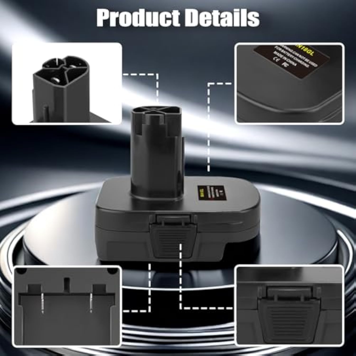 Battery Adapter For Craftsman 19.2V Old Style Cordless Tools Compatible With Craftsman 20V V20 New 20V Lithium Batteries?Not Include Power Tools And Batteries?