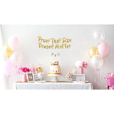 Funny Bachelor Party Gold Glitter Banner - Bachelor Party Ideas, Supplies, Gifts, Decorations And Favors