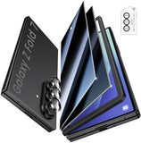 for  Galaxy Z Fold 7 Privacy Screen Protector with Camera Lens Protector, Anti Spy Tempered Glass Film, 8 FT Shatterproof, 9H+ Durable