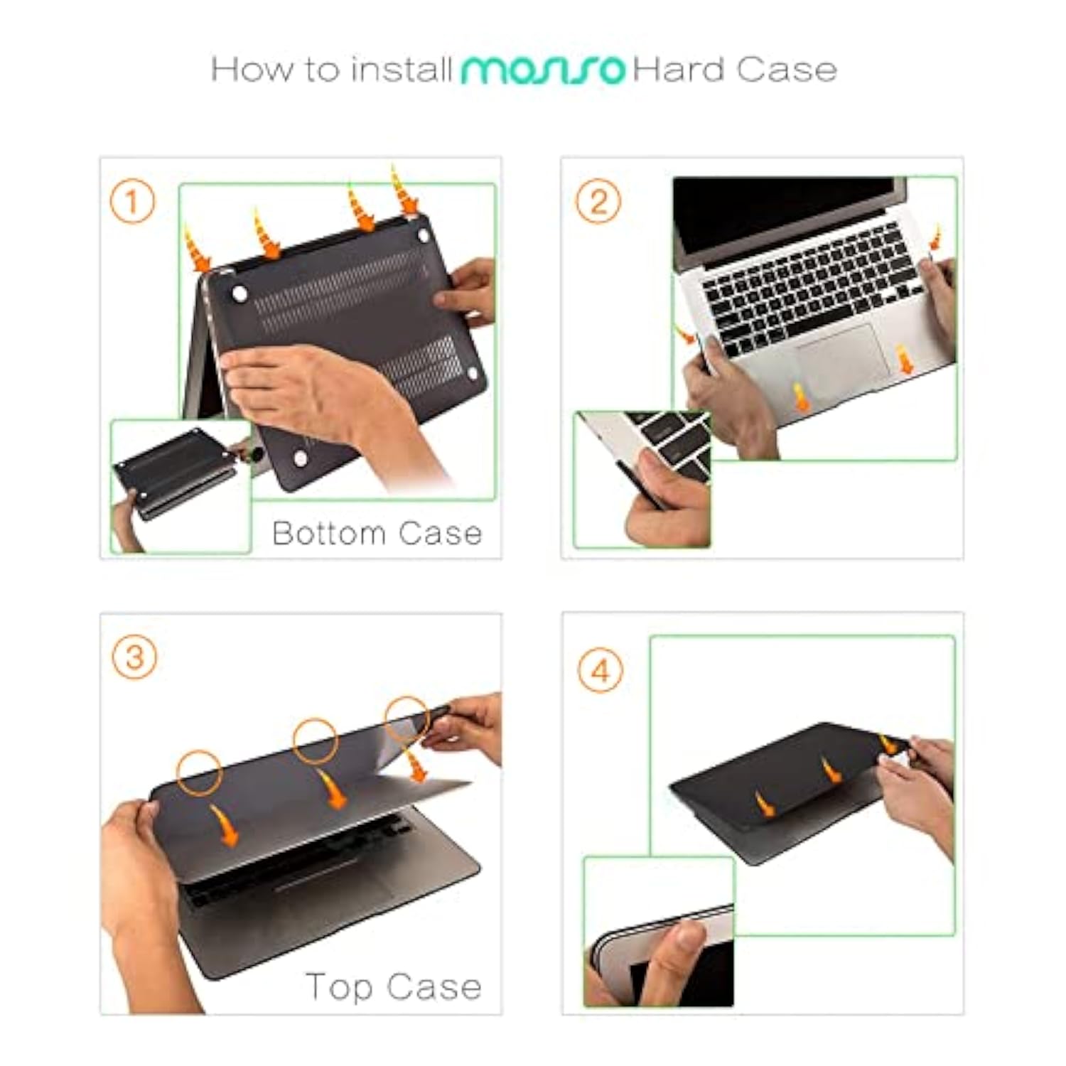 MOSISO Compatible with MacBook Air 13 inch Case (Models: A1369 & A1466, Older Version 2010-2017 Release), Protective Plastic Hard Shell Case & Keyboard Cover & Screen Protector, Light Purple