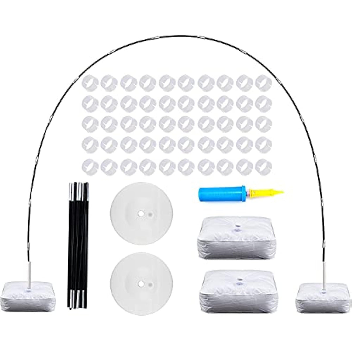 Adjustable Balloon Arch Kit With Base, 9Ft Tall &10Ft Wide Adjustable Balloon Arch Stand Party Backdrop Decoration Tool For Wedding Birthday Baby Shower Halloween Christmas Party