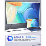 Docking Station, 7 In 1 Usb C Hub With Hdmi 4K@30Hz Output100W Type C Charging