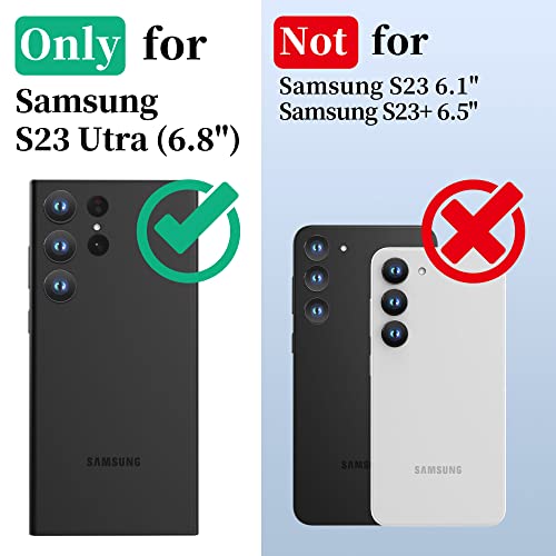 for  Galaxy S23 Ultra Waterproof Case - 360 Heavy Duty Full Body Protection/Shockproof/Dustproof/Double/Front and Back/IP68/S 23 Ultra