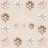 Flower Birthday Balloons Party Decoration Anniversary Party Aluminum Film Balloons (Flower Balloon 1)