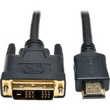 Tripp Lite HDMI to DVI Cable, Digital Monitor Adapter Cable (HDMI to DVI-D M/M) 10-ft.(P566-010) , Black